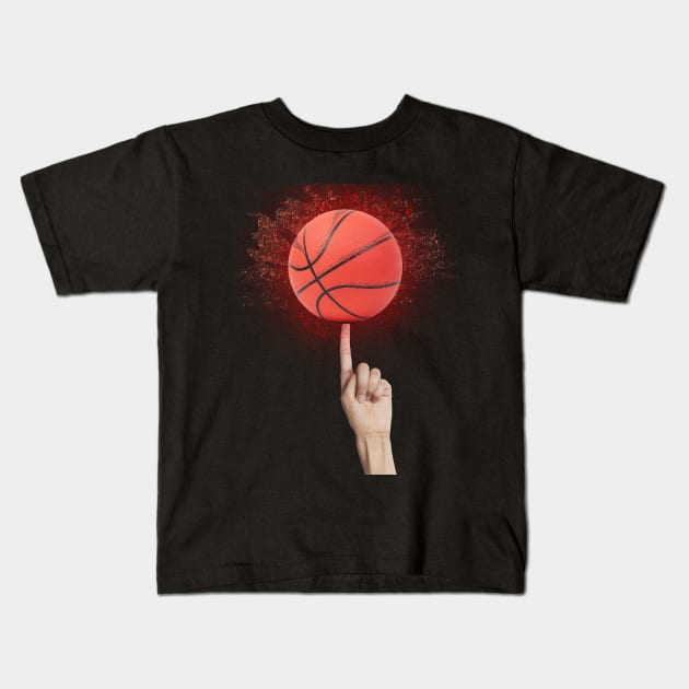 Basketball Kids T-Shirt by MAU_Design